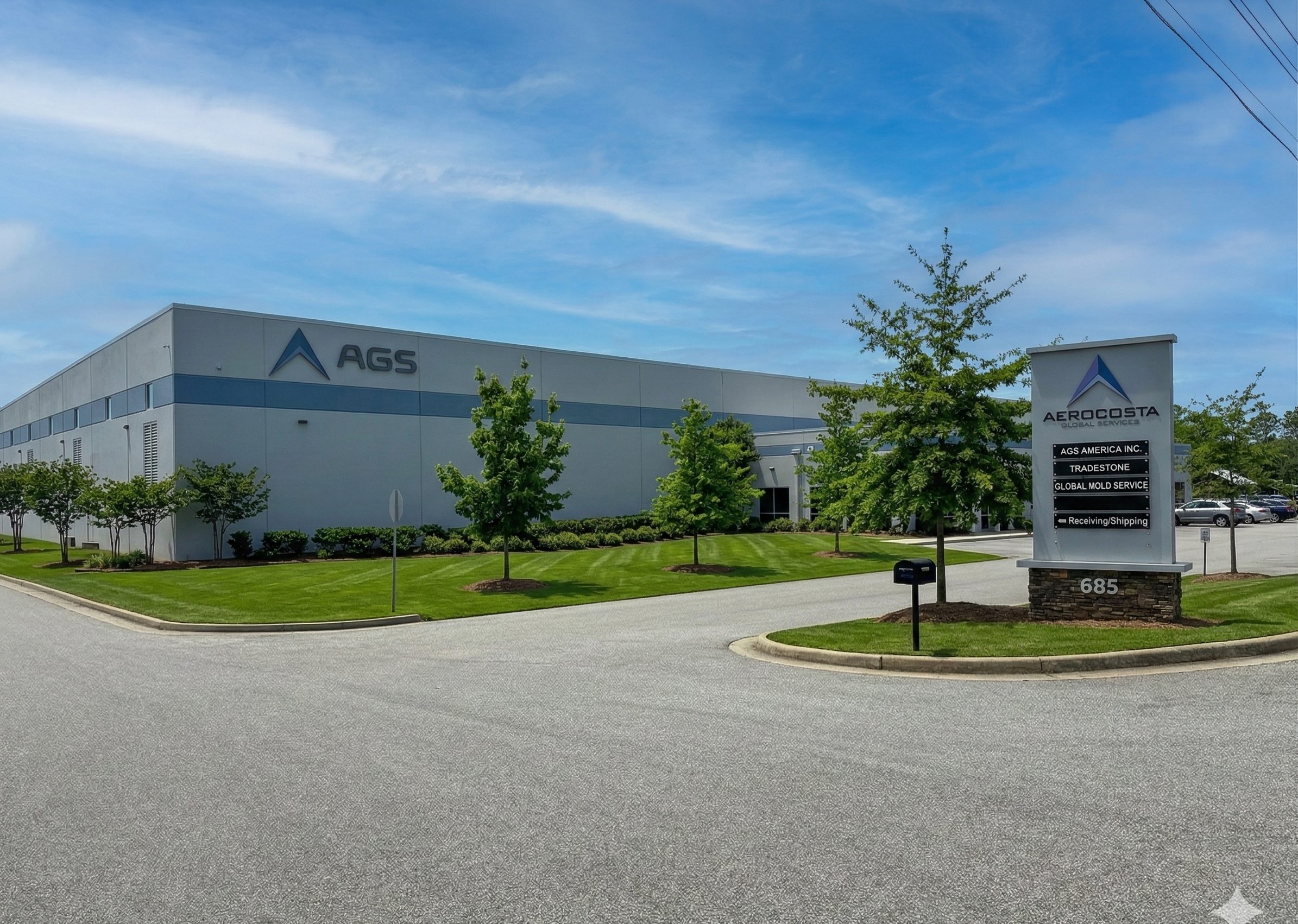 AGS America facility - office entrance